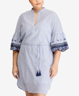 Lauren Ralph Lauren - Plus Size Embroidered Dress