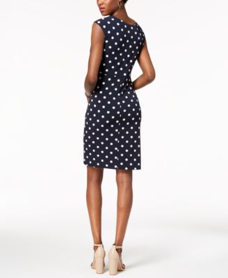 Connected Petite Draped Sheath Dress