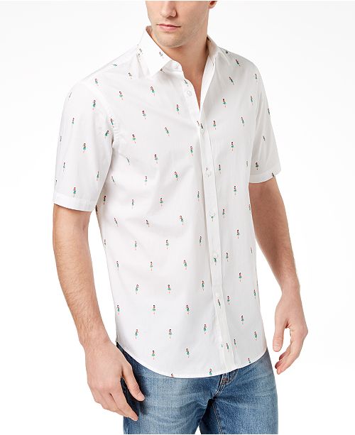 Club Room Men S Hula Girl Printed Shirt Created For Macy S