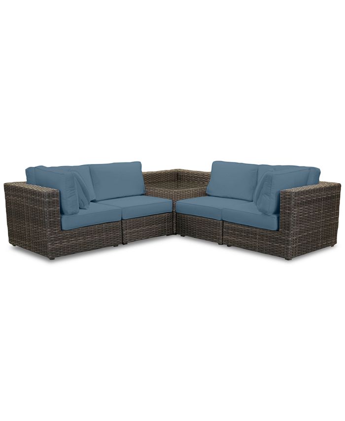 Furniture Viewport Outdoor 5Pc. Modular Seating Set (2 Corner Units, 2