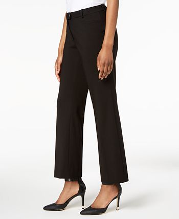 Buy Calvin Klein women plus size seamed cuffed capri pants black Online
