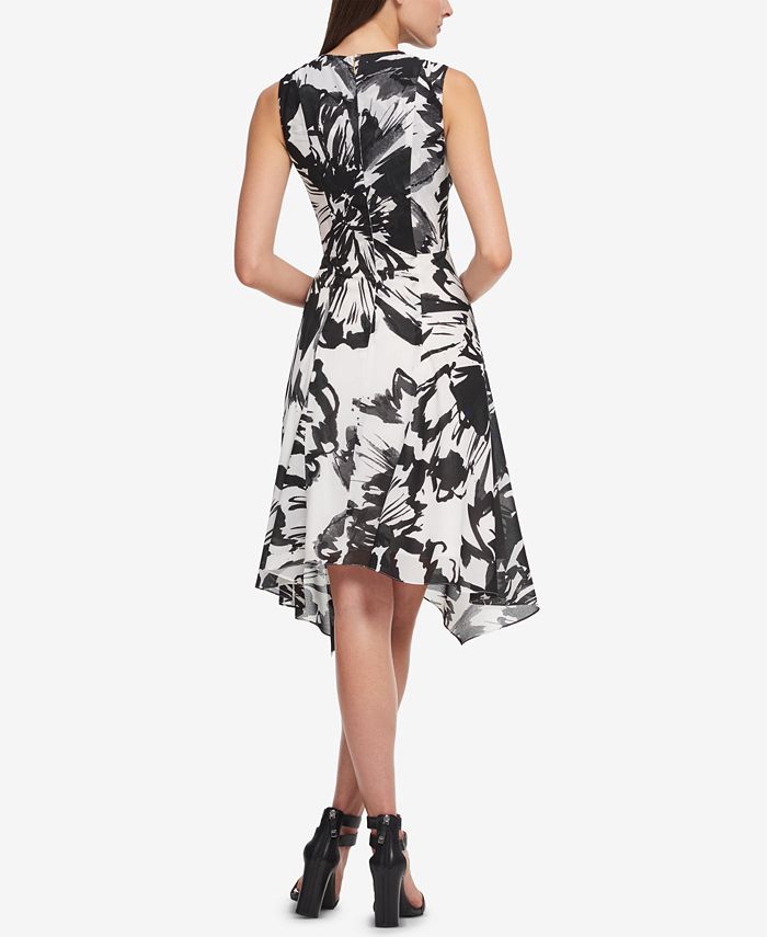 DKNY Printed Handkerchief-Hem Dress, Created for Macy's - Macy's