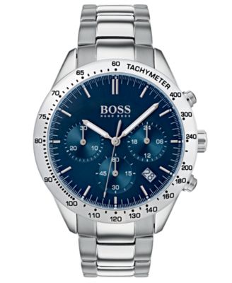 hugo boss men's chronograph quartz watch with stainless steel bracelet