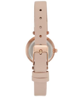 Women's Blush Leather Strap Watch 26mm 10-9442 RGLP
