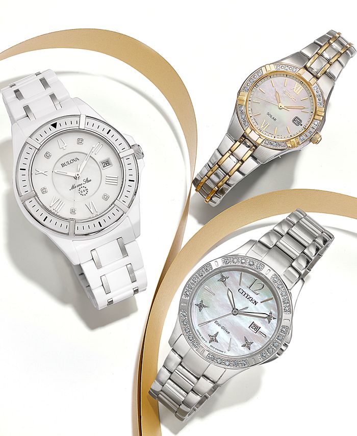 macys womens seiko watches
