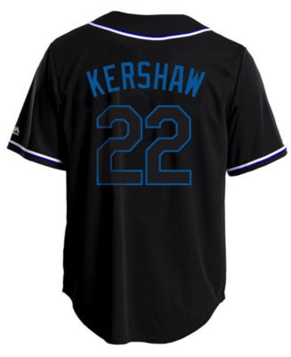 Majestic Men s Clayton Kershaw Los Angeles Dodgers Pitch Black Jersey Macy s