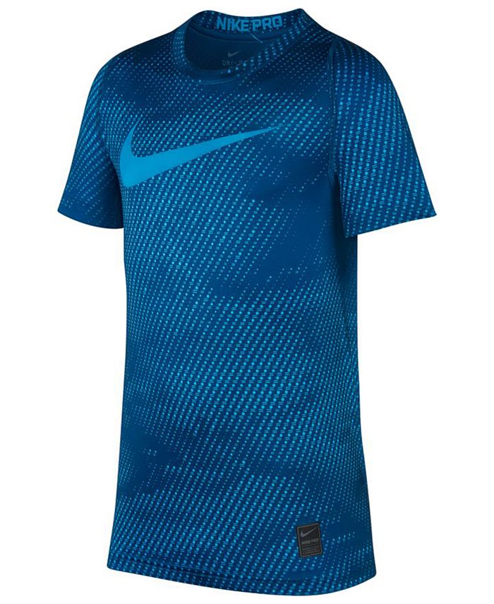 Nike Big Boys Pro Swoosh-Print T-Shirt - Macy's