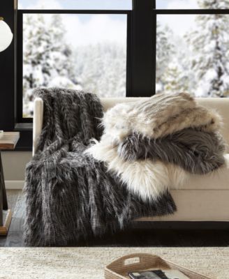 Madison Park - Edina 50" x 60" Faux-Fur Throw