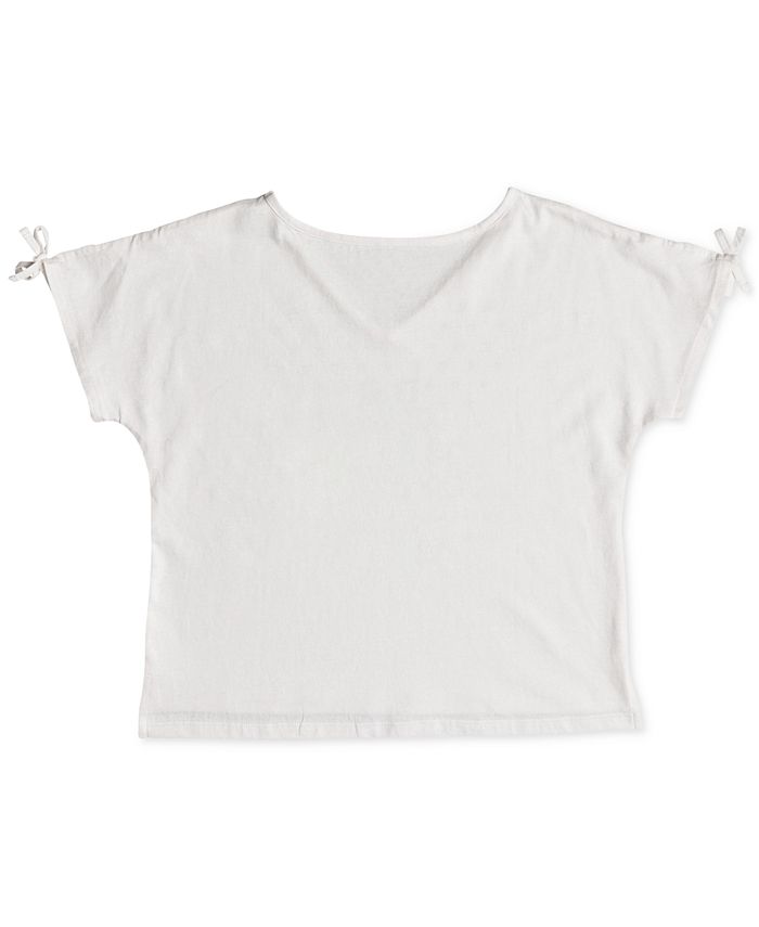 Roxy Graphic-Print Cotton T-Shirt, Big Girls & Reviews - Shirts & Tops ...