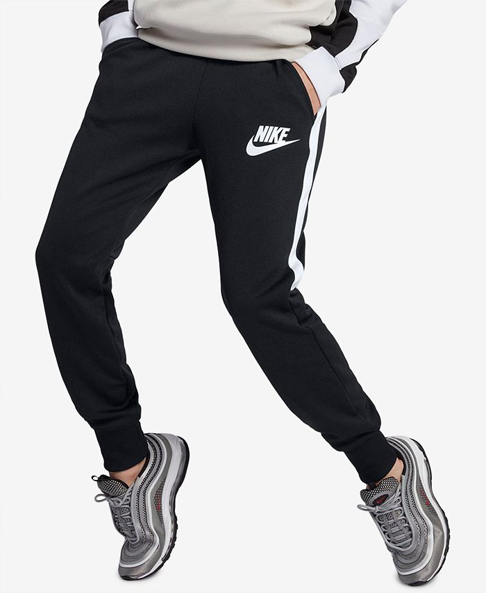 trendy high waist jogger set nike