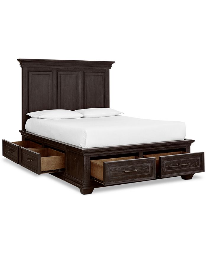 Furniture Hansen Storage King Bed, Macys King Size Bed Frame