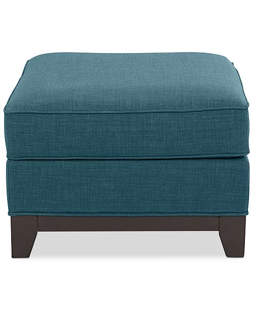 Furniture Keegan Fabric Ottoman, Created for Macy's & Reviews