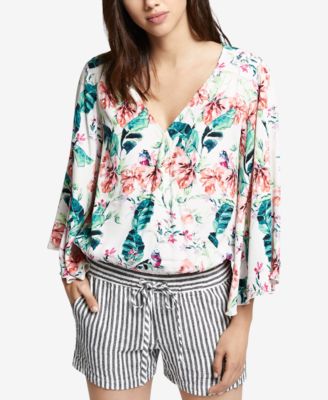 Sanctuary - Gilligan Bell-Sleeve Wrap Top