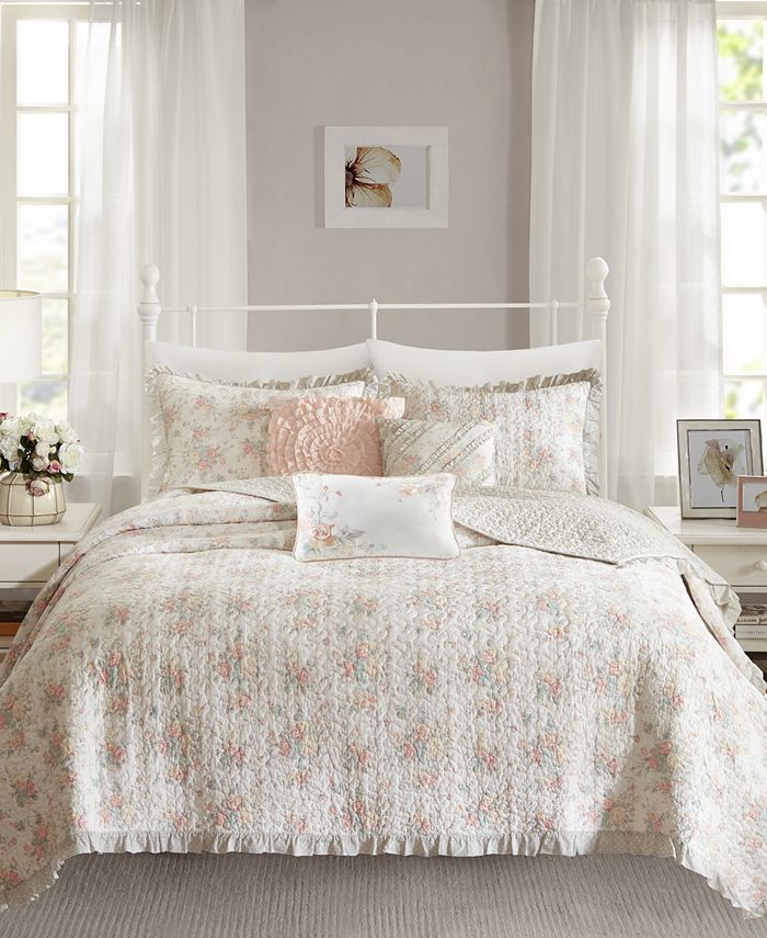 Madison Park Serendipity Cotton 6Pc. Full/Queen Coverlet Set & Reviews
