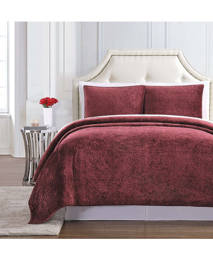 Charisma Regent Velvet Full/Queen Coverlet Macy's