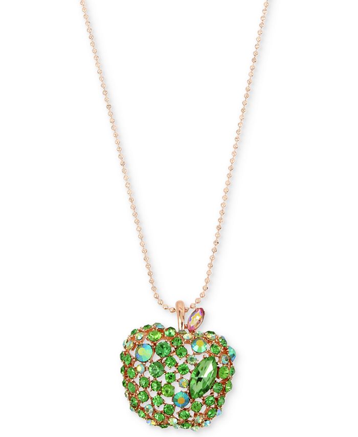 Betsey johnson apple necklace hot sale