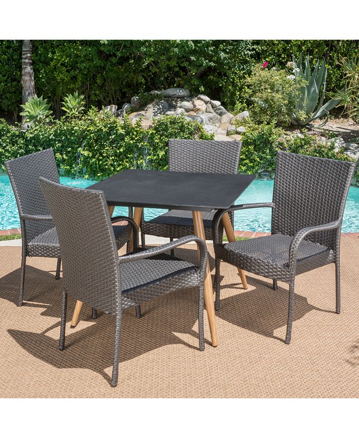 Furniture San Jose 5Pc. Outdoor Dining Set, Quick Ship Macy's