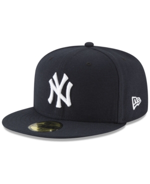New Era New York Yankees Authentic Collection 59fifty Fitted Cap In Navy