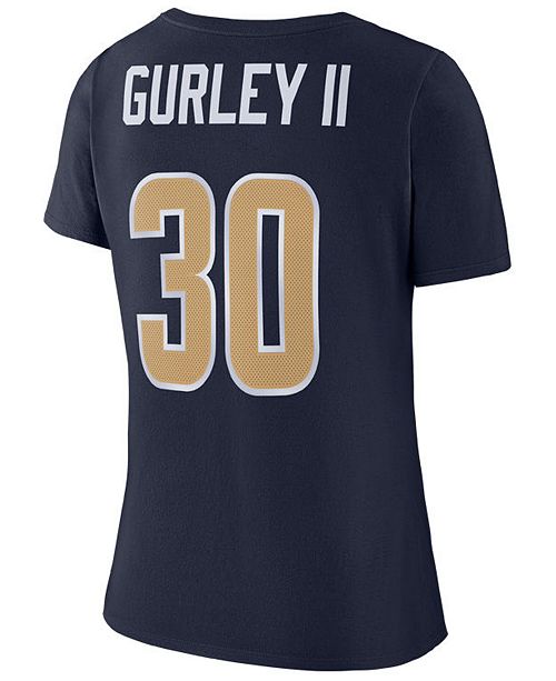 Nike Women S Todd Gurley Los Angeles Rams Player Pride 3 0 T Shirt