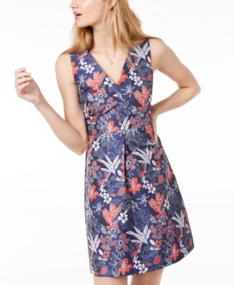 Maison Jules - Floral-Print Fit & Flare Dress