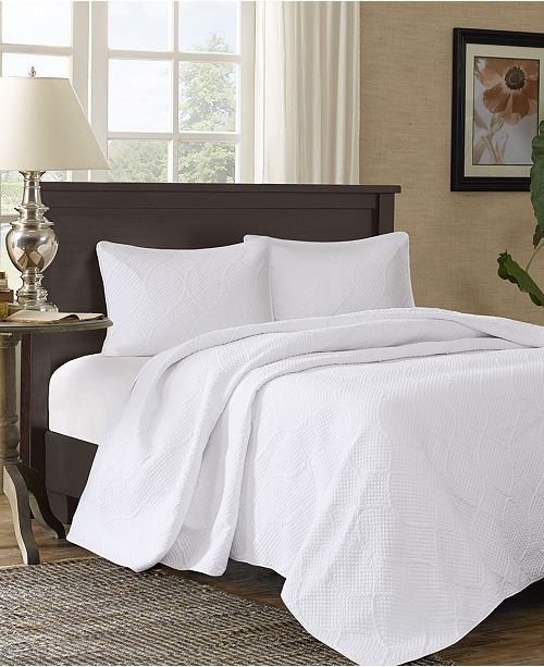 Madison Park Corrine 3 Piece Quilted King Bedspread Set Reviews Quilts Bedspreads Bed Bath Macy S