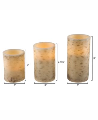 4-Pc. Flickering Flameless LED Candles & Remote Control Set 