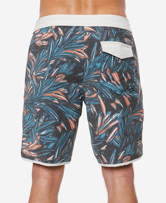 O'Neill Men's Canvas Cruzer TropicalPrint 19" Board Shorts Macy's