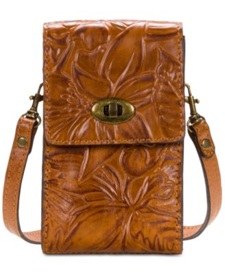 Patricia Nash - Floral Tooled Phone Crossbody