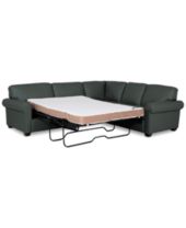 Green Leather Sectional Sofas Couches Macy S