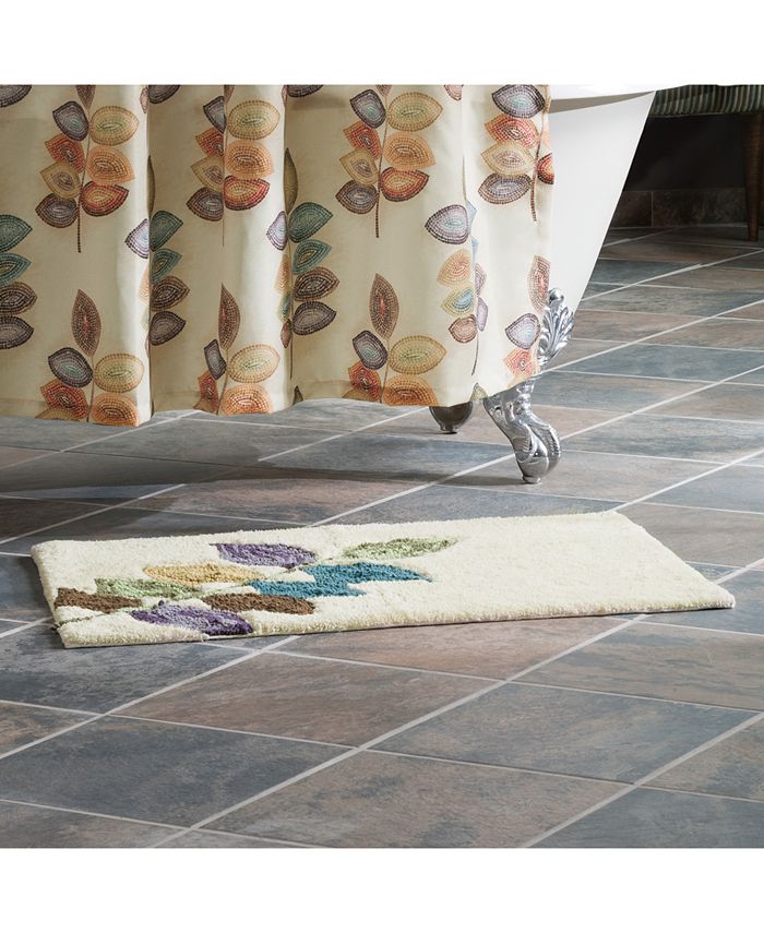 Croscill Bath, Mosaic Leaves Bath Rug Macy's