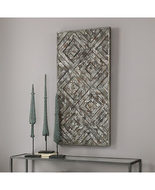 Uttermost Roland Wood Panel Wall Art & Reviews Wall Art Macy's
