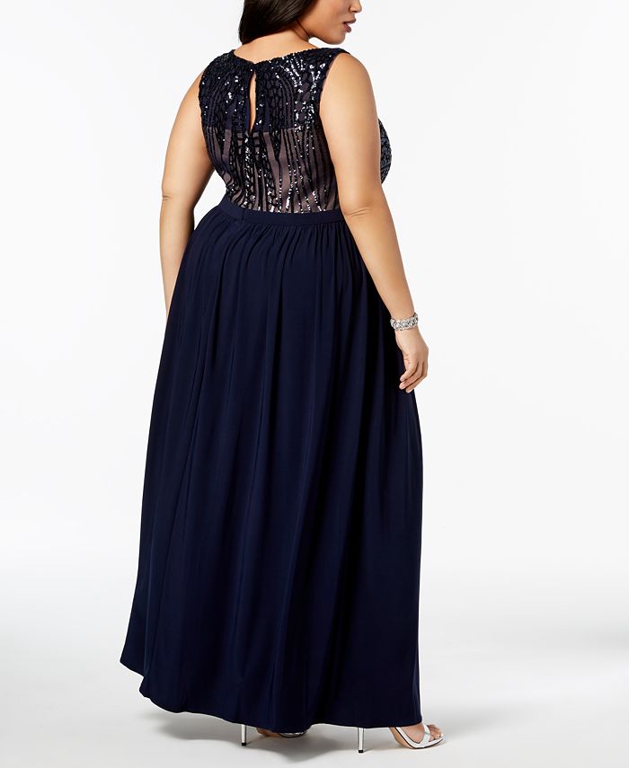 nightway sequin gown