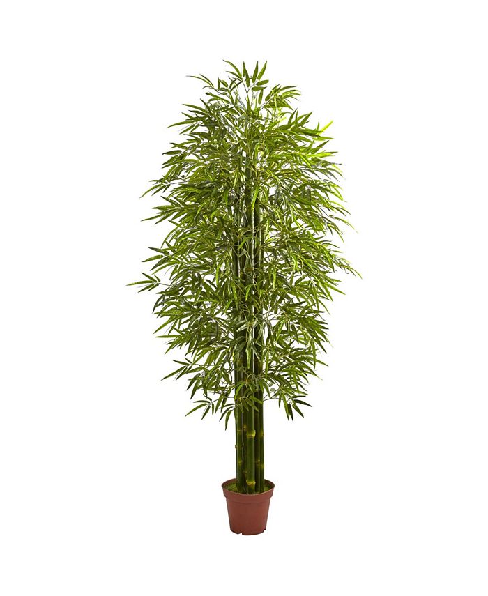 Nearly Natural - 7' Indoor/Outdoor UV-Resistant Artificial Bamboo Tree