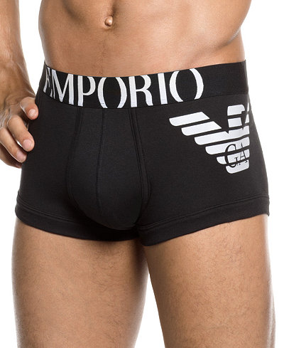 Emporio Armani Men's Underwear, Classic Eagle Trunk