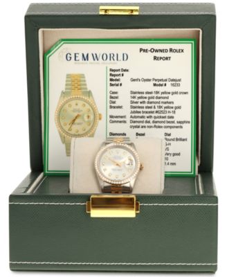 macys used rolex
