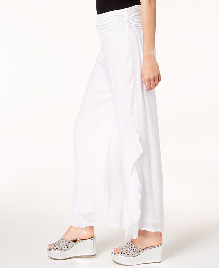 Thalia Sodi Women's Wide Leg Pants Black Size Medium
