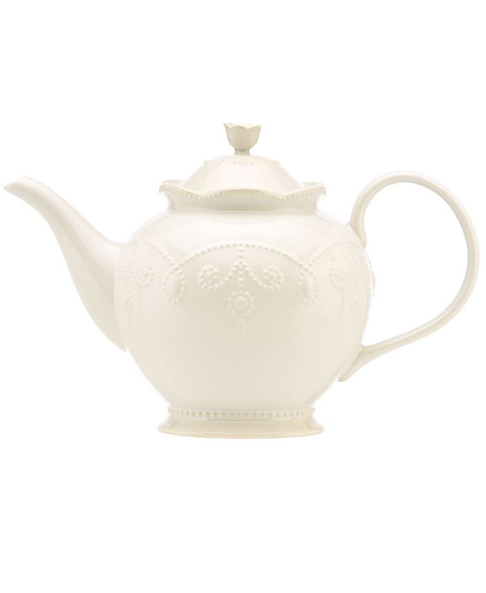 Lenox Dinnerware, French Perle Teapot Macy's