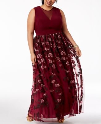 plus size prom dresses macys