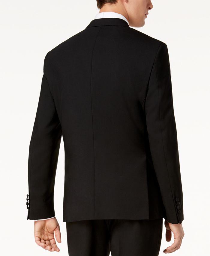 DKNY Men's SlimFit Black Tuxedo Suit Jacket Macy's