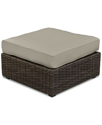 Furniture - Viewport Outdoor 4-Pc. Modular Seating Set (2 Corner Units, 1 Armless Unit and 1 Ottoman)