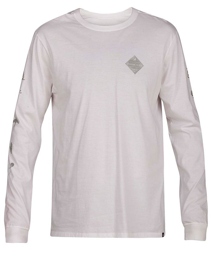 Hurley Men's Glyphs Long Sleeve T-Shirt & Reviews - T-Shirts - Men - Macy's