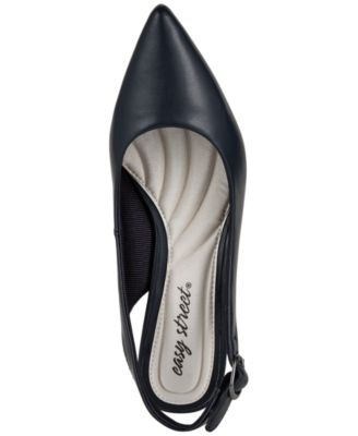 Faye Slingback Kitten-Heel Pumps