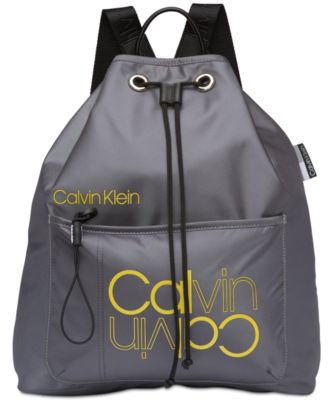 calvin klein drawstring backpack