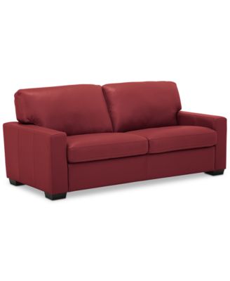 Ennia 75" Leather Apartment Sofa