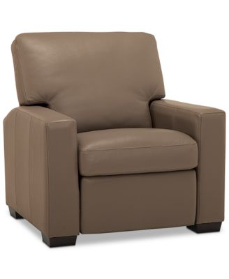 Ennia 36" Leather Pushback Recliner