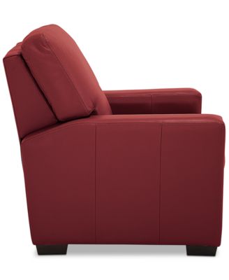 Ennia 36" Leather Pushback Recliner