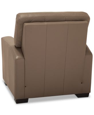 Ennia 36" Leather Pushback Recliner