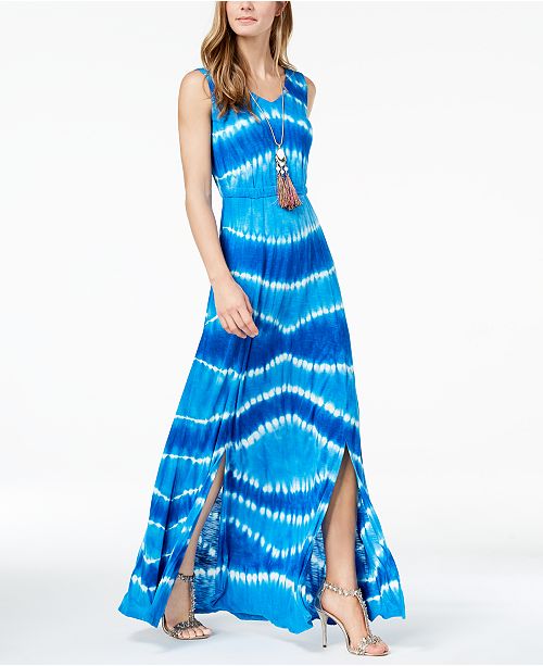 INC International Concepts I.N.C. Tie-Dyed Maxi Dress, Created for Macy&#39;s & Reviews - Dresses ...
