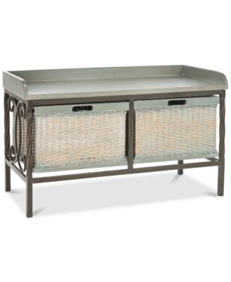 Furniture - Braemar Storage Bench, Quick Ship