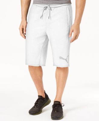puma men's french terry shorts